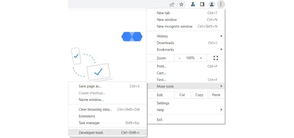 como abrir devtools