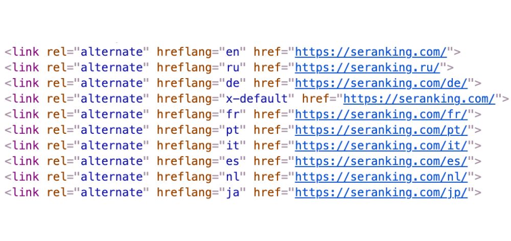 etiqueta hreflag implementacion